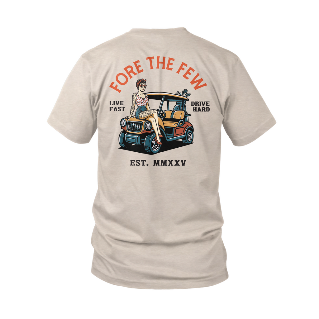 Golf Cart T-Shirt – Sand