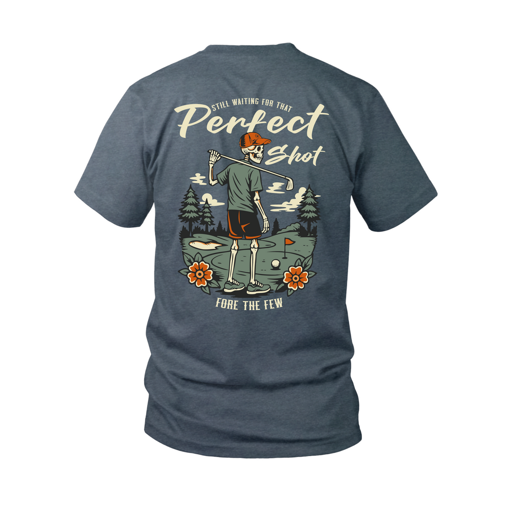 Perfect Shot T-Shirt – Heather Navy