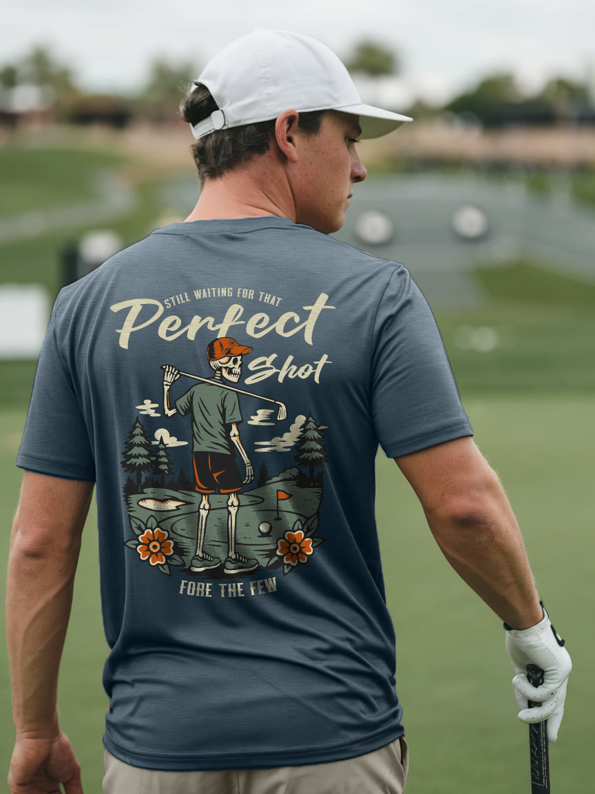 Perfect Shot T-Shirt – Heather Navy