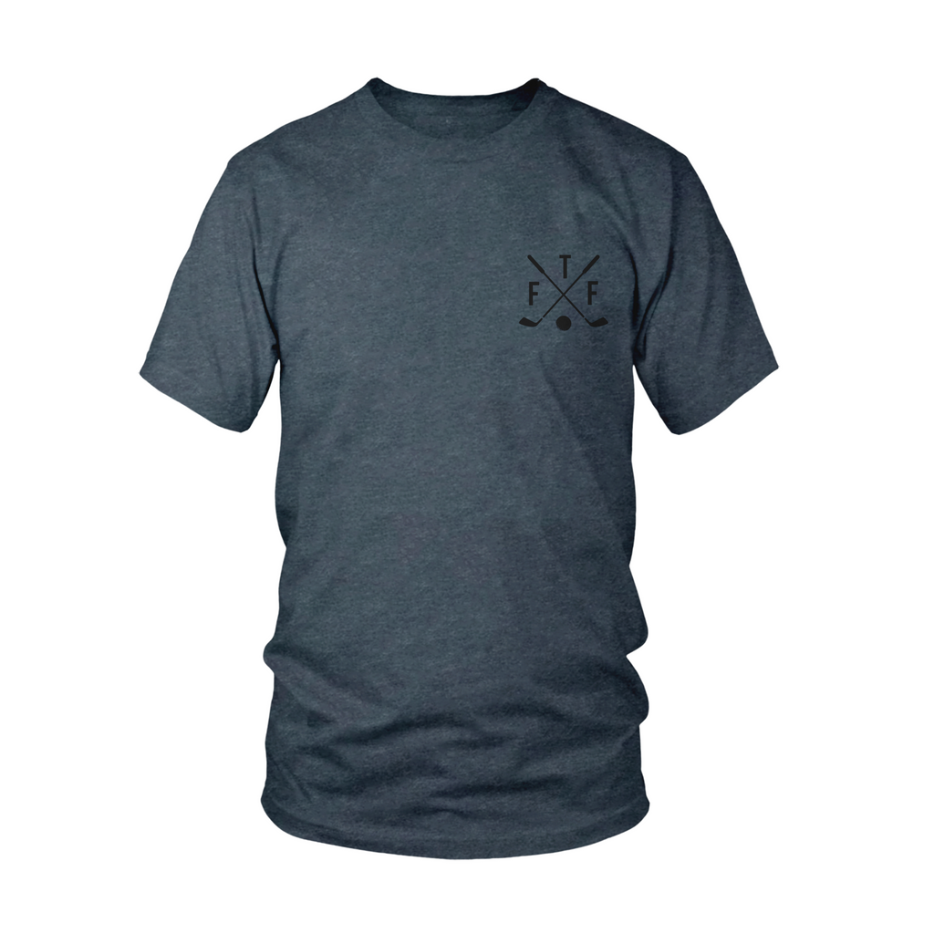 Skull & Clubs T-Shirt - Heather Navy