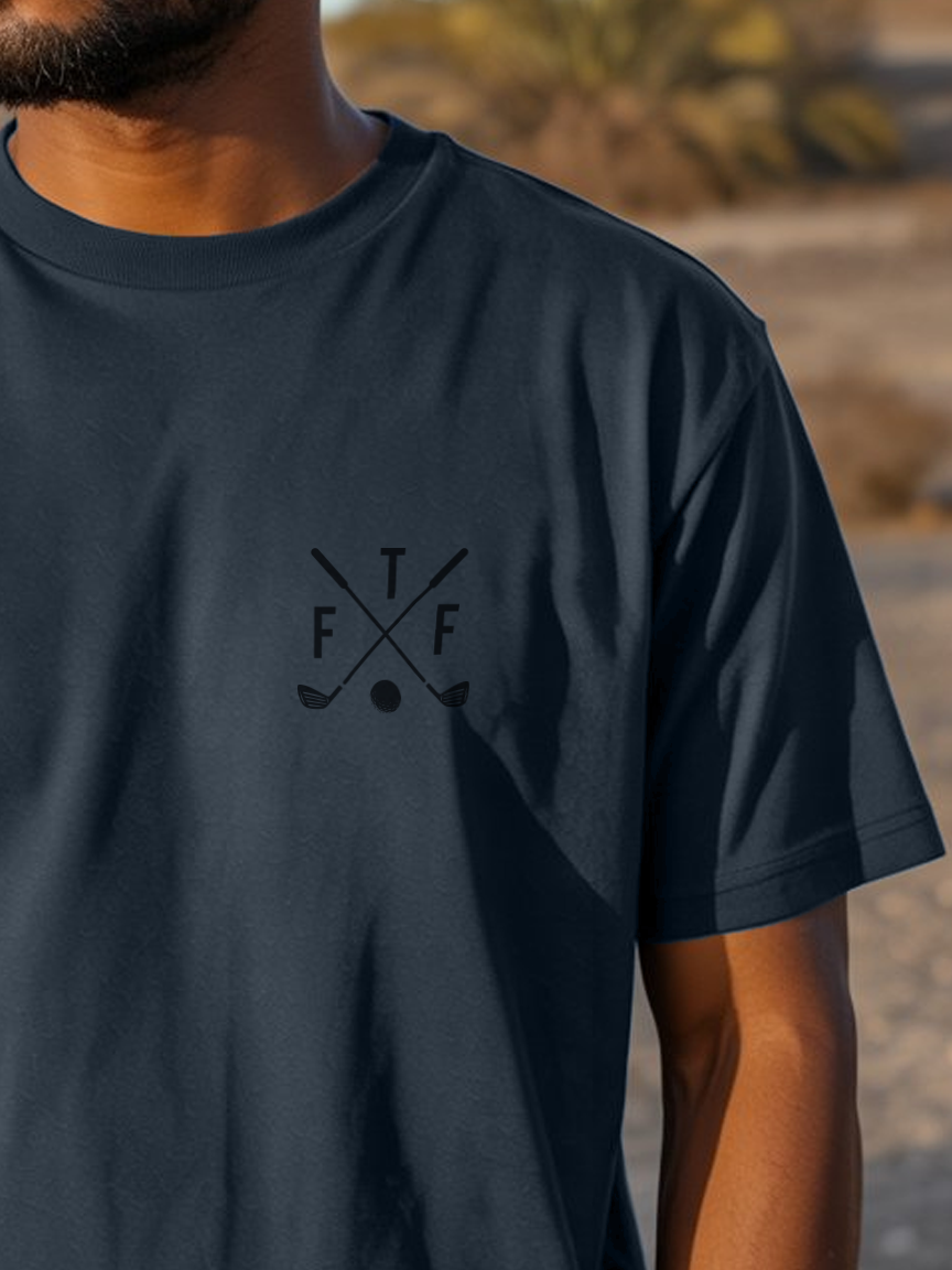 Skull & Clubs T-Shirt - Heather Navy